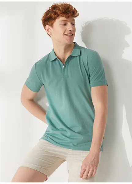 Зеленая мужская футболка-поло A265P75343- AT.P.CO, зеленый