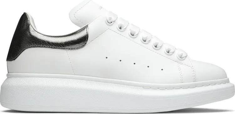 Кроссовки Alexander McQueen Wmns Oversized Sneaker Bleach White Silver, белый
