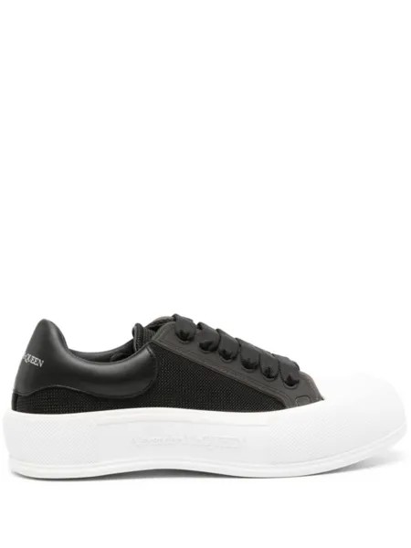 Alexander McQueen кеды Deck Plimsole, черный