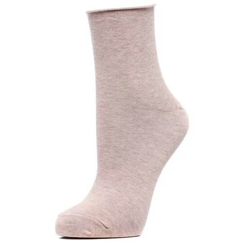 Женские носки VITACCI высокие, ослабленная резинка, 5 пар, размер 39-41, бежевый