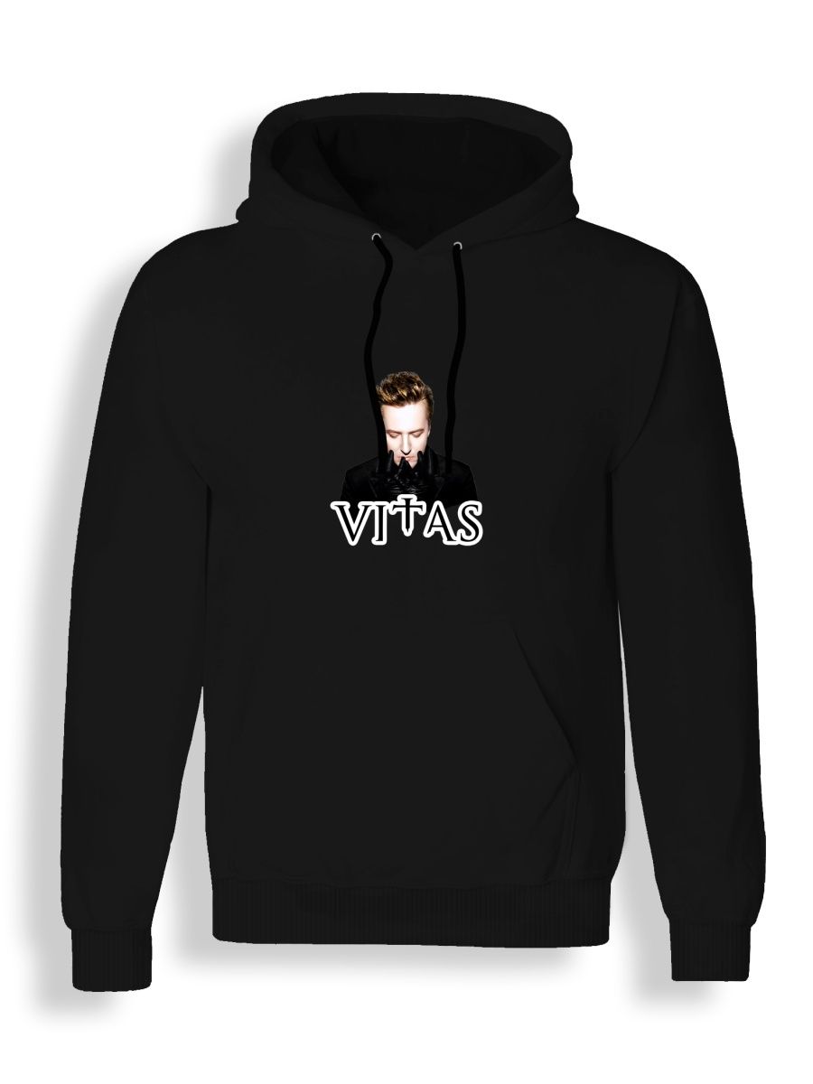 Худи унисекс СувенирShop Витас/Vitas/Певец 12 черное XL