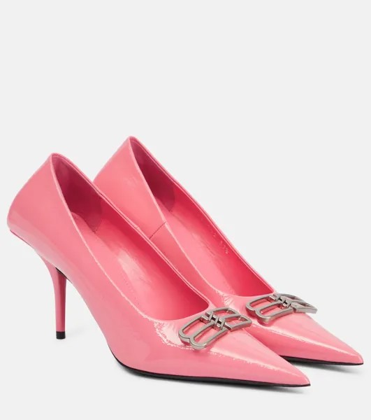 Кожаные туфли bb Balenciaga, розовый