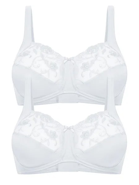 Бюстгальтер без косточек Felina 2er Pack BH ohne Bügel, цвет weiss weiss