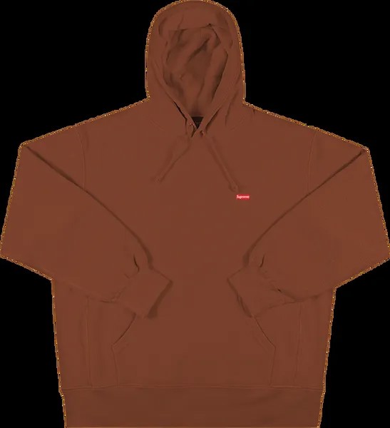 Толстовка Supreme Enamel Small Box Hooded Sweatshirt 'Brown', коричневый