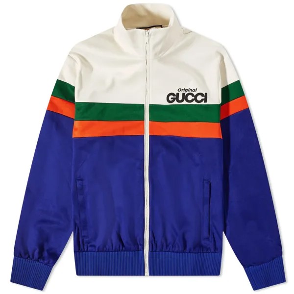 Спортивная куртка с логотипом в стиле колор-блок Gucci