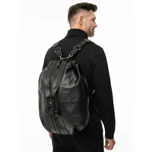 Сумка дорожная сумка-рюкзак Великоросс, 40х60, черный