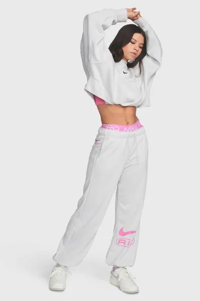Укороченные спортивные штаны с логотипом Nike, белый