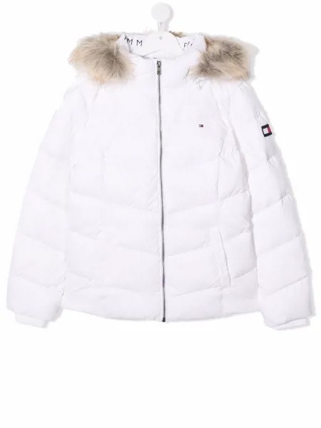 Tommy Hilfiger Junior пуховик с капюшоном