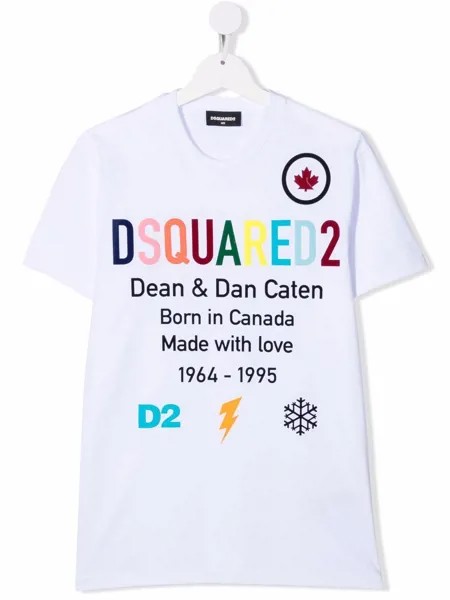 Dsquared2 Kids TEEN slogan-print cotton T-shirt