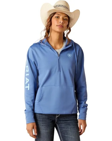 Худи Ariat Tek 1/2 Zip, цвет Dutch Blue