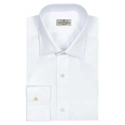 Рубашка COLLETTO BIANCO, размер 42/182, белый