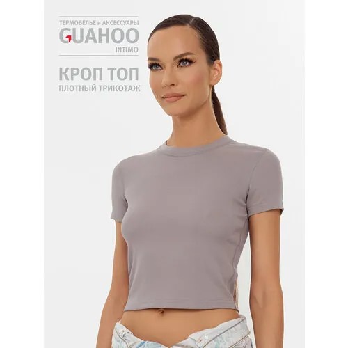 Кроп-топ Guahoo, размер 44/46, серый