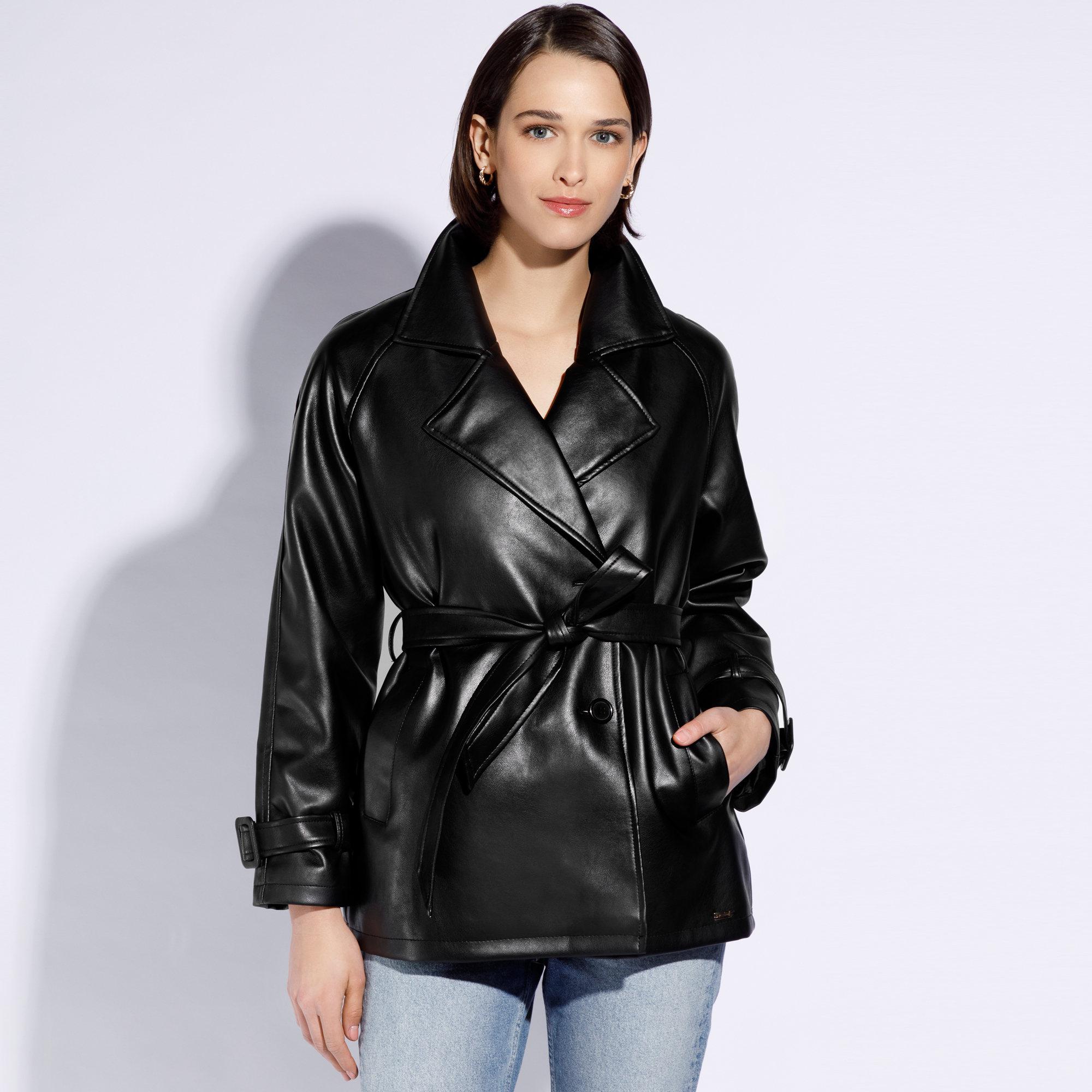 Кожаная куртка Wittchen Stylish eco leather jacket, woman, черный