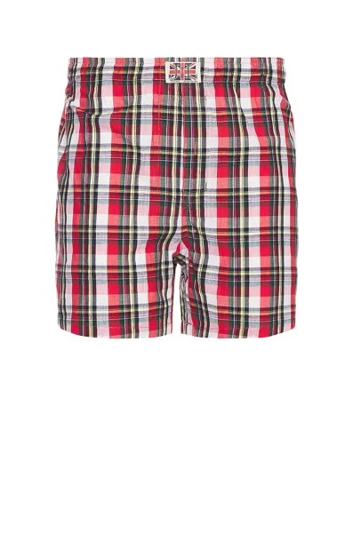 Шорты Jaded London Multi Tartan Boxer Short, цвет Multi Check