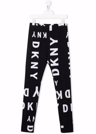 Dkny Kids легинсы с логотипом