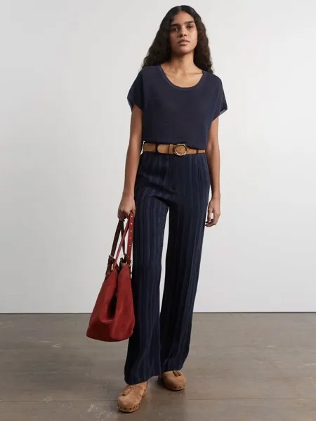 Брюки в полоску Gerard Darel Eda, темно-синие
