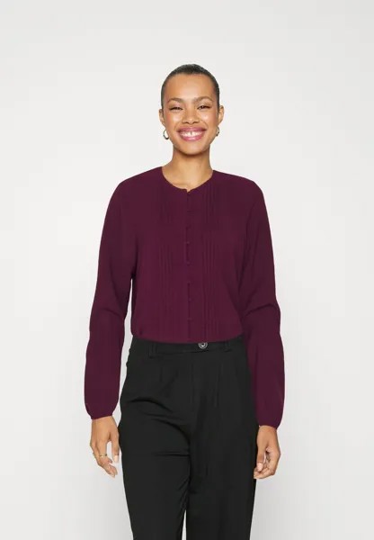 Блузка Vero Moda VMALVA PLEET SHIRT, цвет winetasting