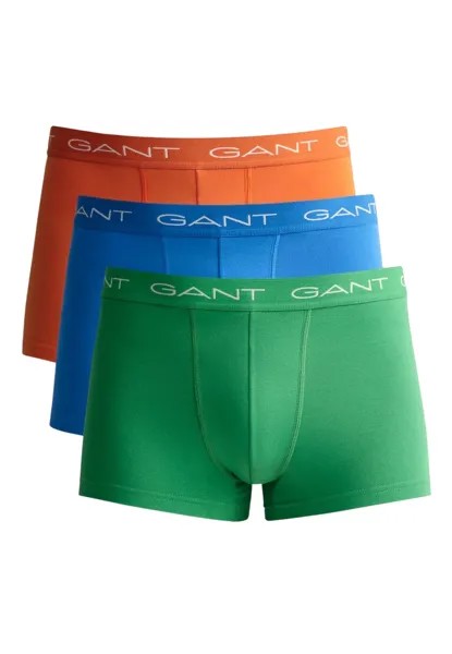 Боксеры Gant Unterhosen 'Trunk' 3 шт, зеленый
