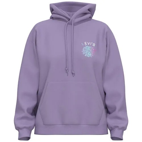 Худи Levi's Women Graphic Salinas Hoodie, размер XS, , сиреневый