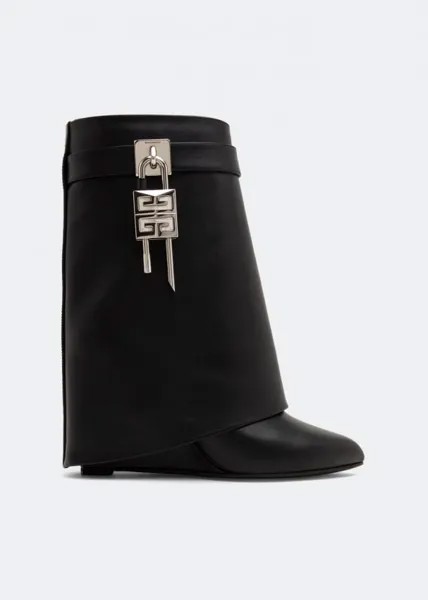 Ботинки GIVENCHY Shark Lock ankle boots, черный