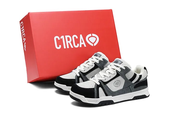 Кроссовки C1RCA Skateboarding Shoes Men Low-top Dark Gray, серый