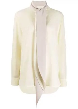 Givenchy блузка с завязками на воротнике