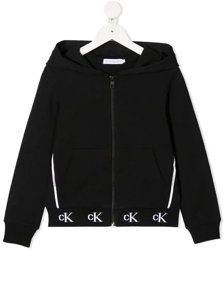 Calvin Klein Kids худи на молнии с логотипом