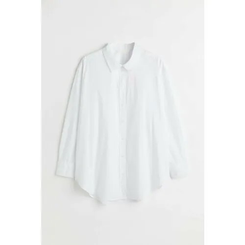 Рубашка  H&M, размер 3XL, белый
