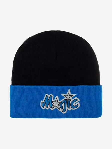 Шапка с отворотом MITCHELL NESS MN-NBA-EU174-ORLMAG-BLK Orlando Magic NBA (черный), Черный