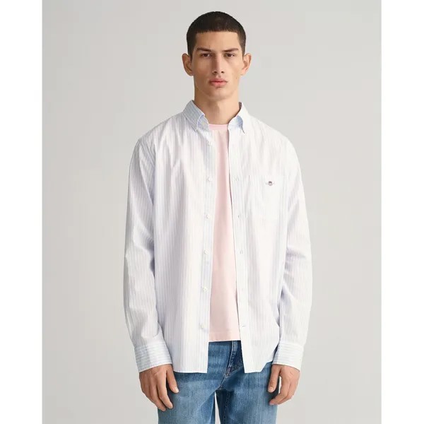 Рубашка Gant Reg Stripe, синий