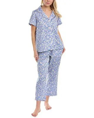 Пижамы с изголовьем, 2 предмета, женский пижамный комплект, синий размер Xs
