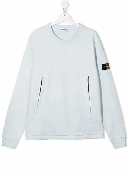 Stone Island Junior толстовка с нашивкой