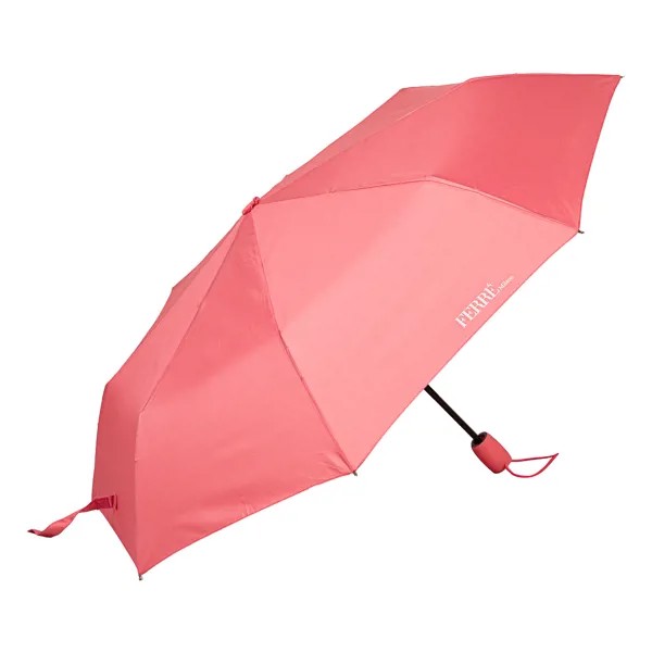 Зонт складной женский автоматический FERRE MILANO 576-OC Classic, розовый