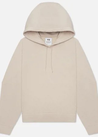 Женская толстовка Y-3 Classic Chest Logo Hoodie, цвет бежевый, размер M