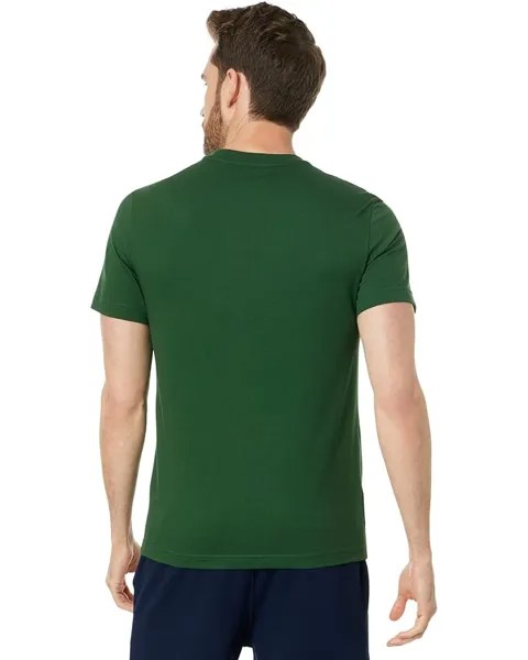 Футболка Lacoste Short Sleeve Regular Fit Front Graphic T-Shirt, зеленый