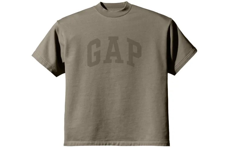 Футболка Balenciaga X Gap X Gap X Balenciaga унисекс коричневая Yeezy, коричневый