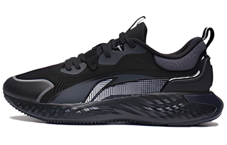 LINING Protection Cloud Lifestyle Shoes Men Low-top Black/cold Ebony Black