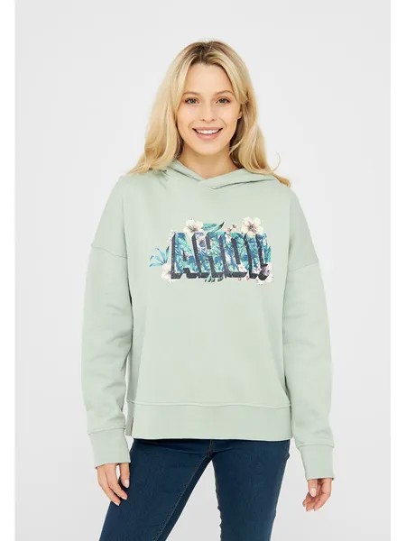 Толстовка Derbe Hoodie, светло-зеленый