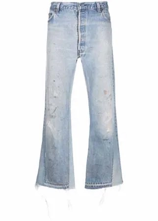 GALLERY DEPT. широкие джинсы с эффектом потертости