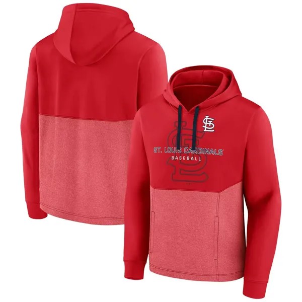 Мужской красный пуловер с капюшоном St. Louis Cardinals Call the Shots Fanatics