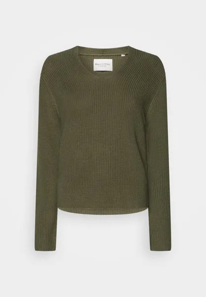 Джемпер Marc O'Polo Longsleeve V Neck, темер-зеленый