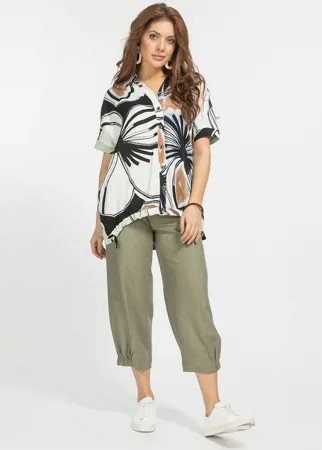 Брюки женские 1001dress HR00013KH хаки 58