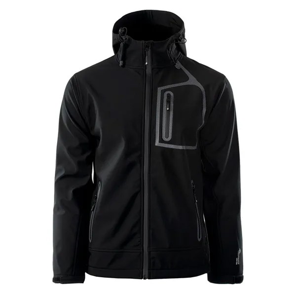 Спортивная куртка HI-TEC Prince II softshell, черный