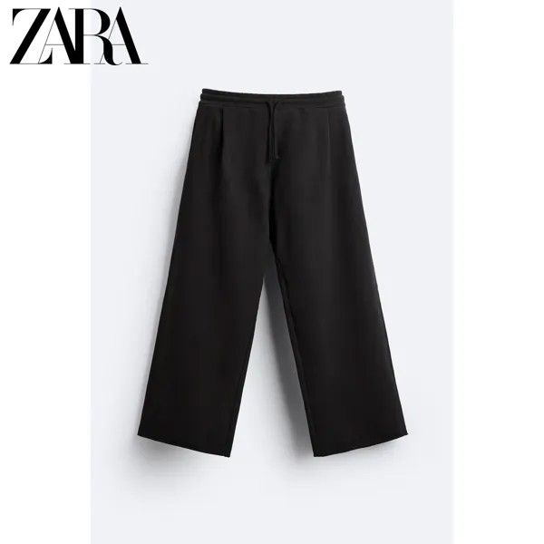 Zara новые весенние мужские свободные спортивные штаны LIMITED EDITION 4087492 800, цвет черный