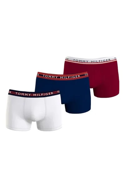 Боксеры из органического хлопка - 3 пары Tommy Hilfiger, красный