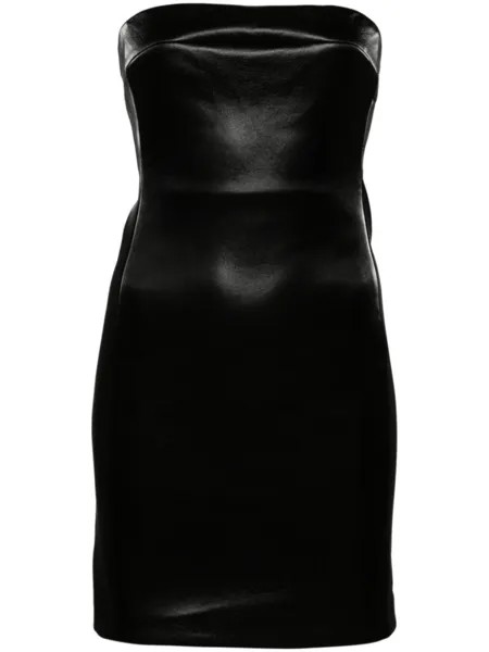 Alice + olivia платье мини Kelly без бретелей, черный