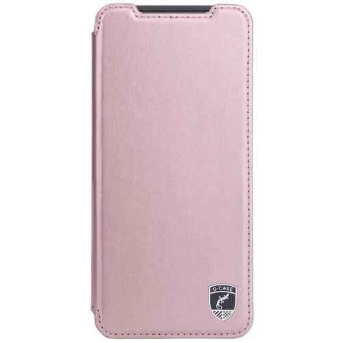 Чехол-книжка G-Case Slim Premium для Xiaomi Redmi Note 10 / Redmi Note 10S розовое золото