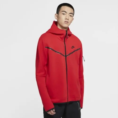 [CU4489-657] Мужская худи Nike Sportswear Tech Fleece с молнией во всю длину