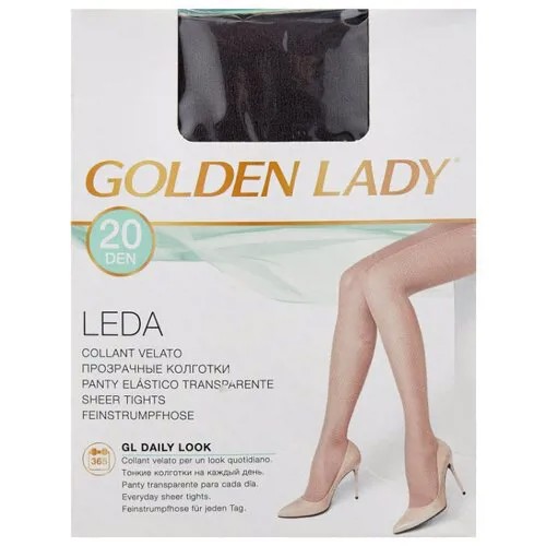 Колготки Golden Lady Leda 20 den, размер 4-L, fumo (серый)