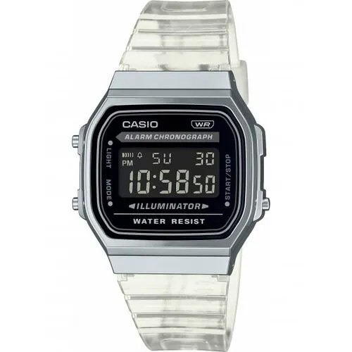 Наручные часы CASIO A168XES-1BEF, белый, серебряный